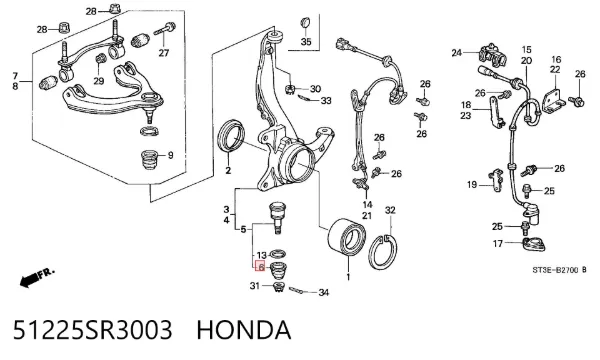  51225SR3003 Honda