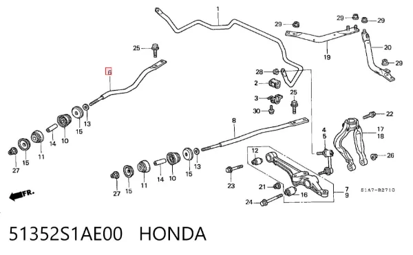  51352S1AE00 Honda