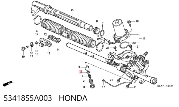  53418S5A003 Honda