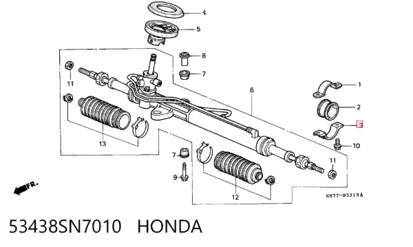  53438SN7010 Honda
