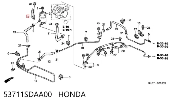  53711SDAA00 Honda