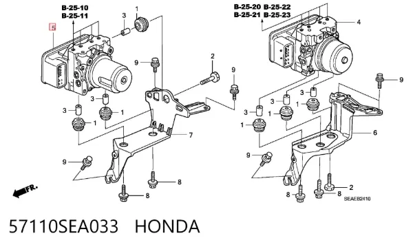  57110SEA033 Honda