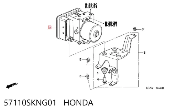  57110SKNG01 Honda