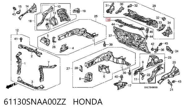  61130SNAA00ZZ Honda