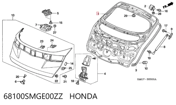 Ляда Honda Civic VIII