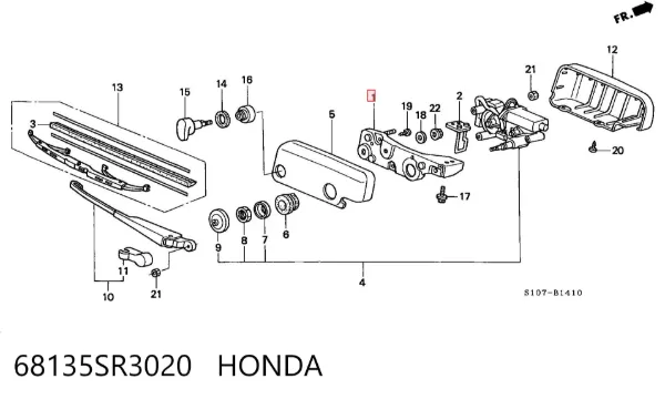  68135SR3020 Honda