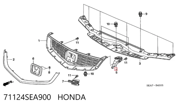  71124SEA900 Honda