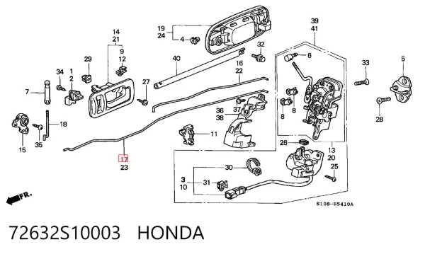  72632S10003 Honda