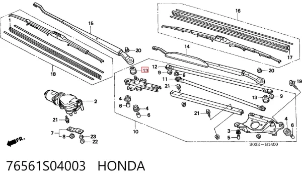  76561S04003 Honda