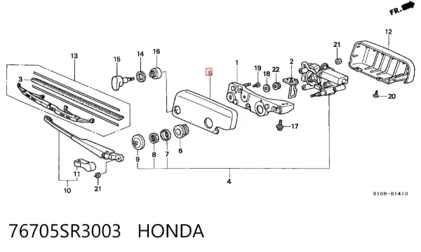  76705SR3003 Honda