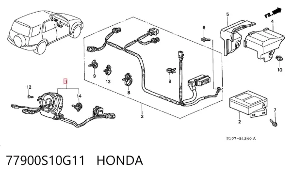  77900S10G11 Honda