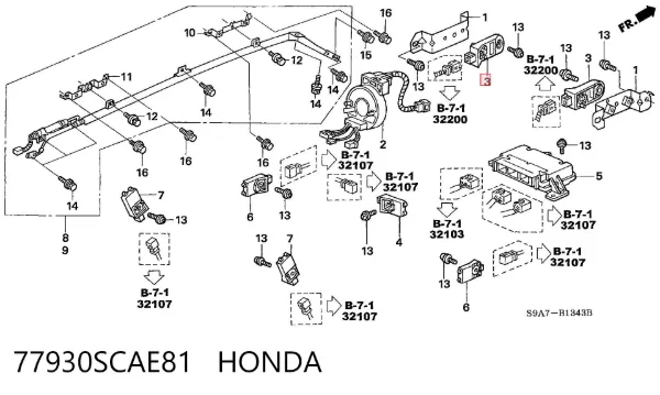  77930SCAE81 Honda