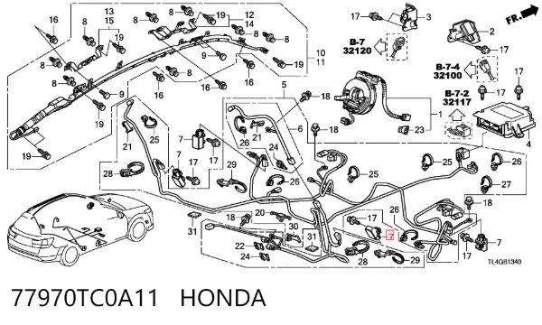  77970TC0A11 Honda
