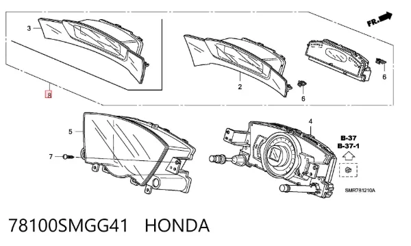  78100SMGG41 Honda