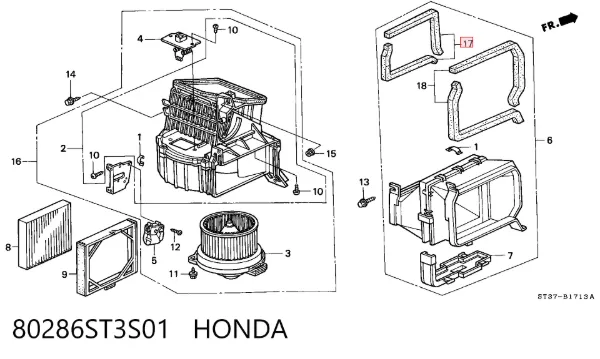  80286ST3S01 Honda