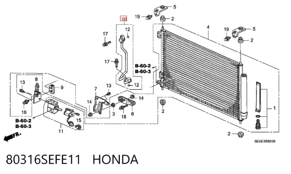  80316SEFE11 Honda