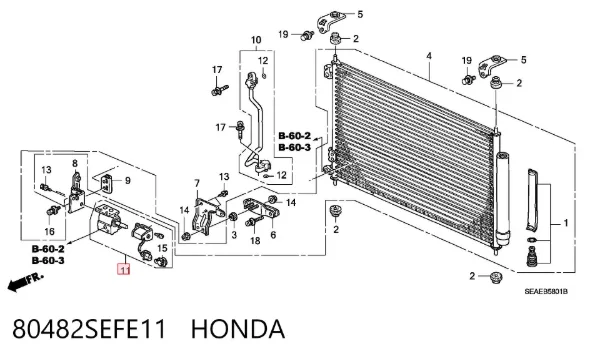  80482SEFE11 Honda