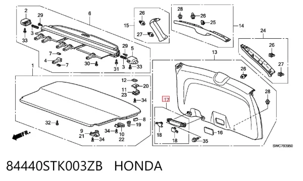  84440STK003ZB Honda