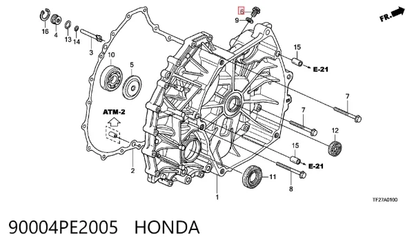  90004PE2005 Honda