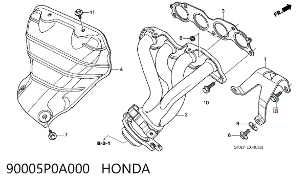  90005P0A000 Honda