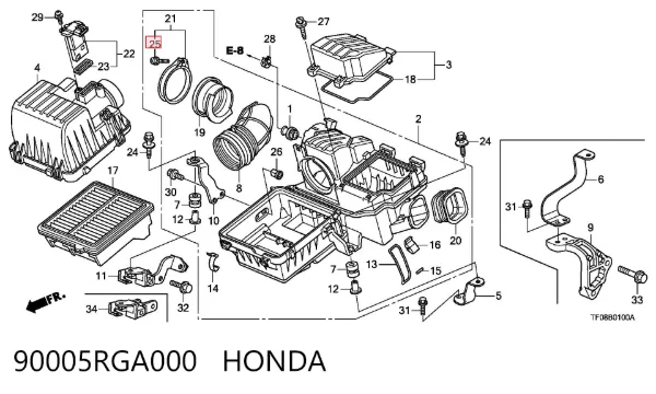  90005RGA000 Honda