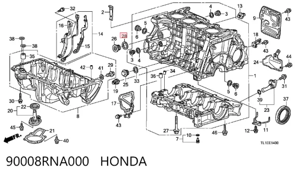  90008RNA000 Honda