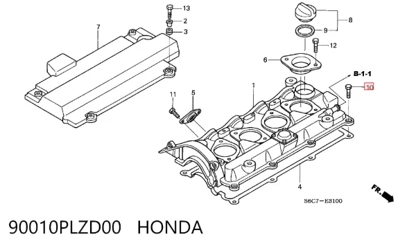  90010PLZD00 Honda