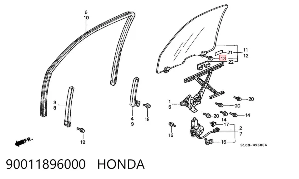  90011896000 Honda