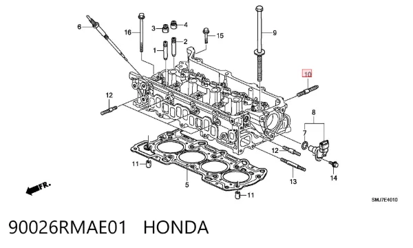  90026RMAE01 Honda