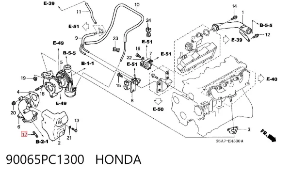  90065PC1300 Honda