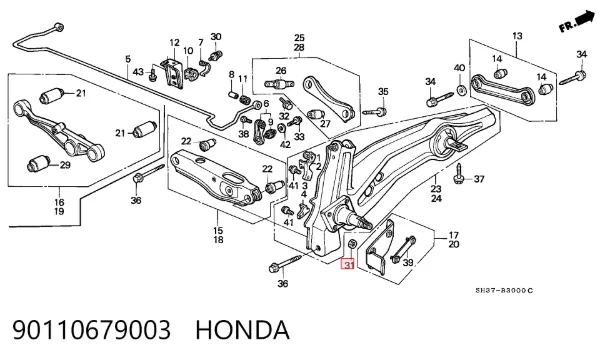  90110679003 Honda