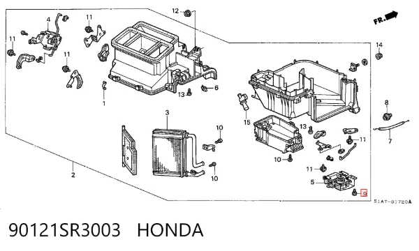  90121SR3003 Honda