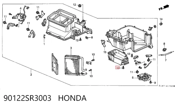  90122SR3003 Honda