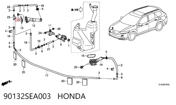  90132SEA003 Honda