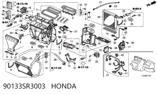  90133SR3003 Honda