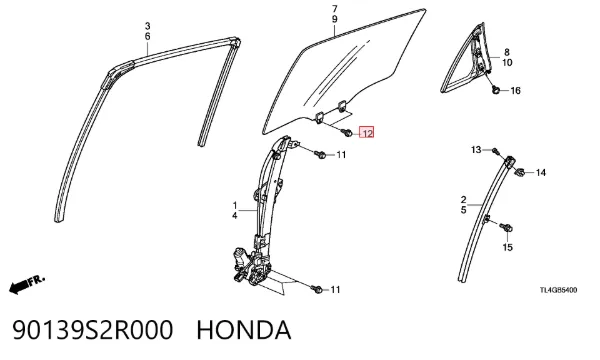  90139S2R000 Honda