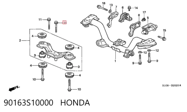  90163S10000 Honda