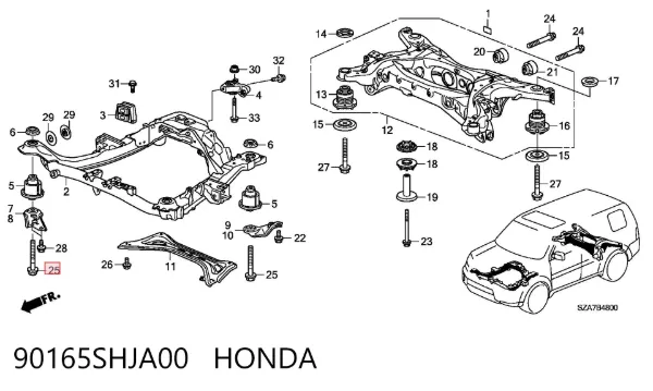  90165SHJA00 Honda