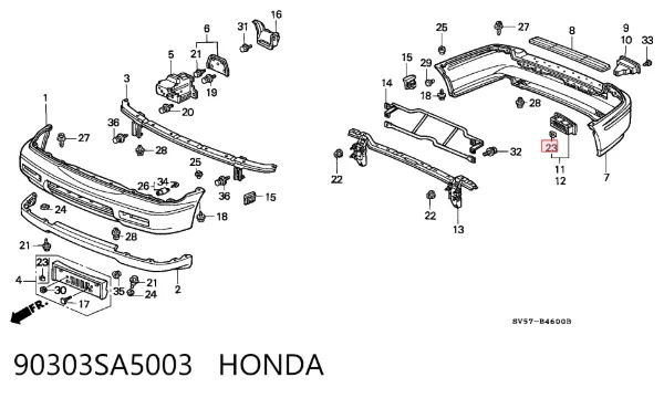 90303SA5003 Honda