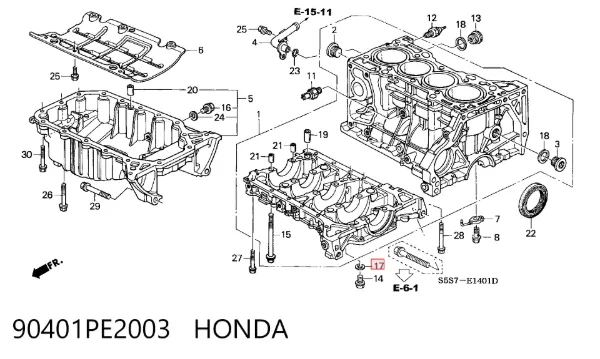  90401PE2003 Honda
