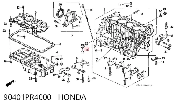  90401PR4000 Honda