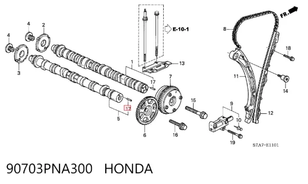  90703PNA300 Honda