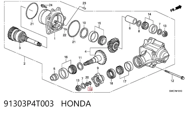  91303P4T003 Honda