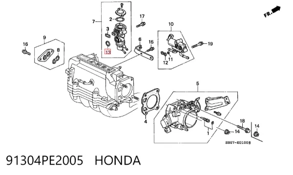  91304PE2005 Honda