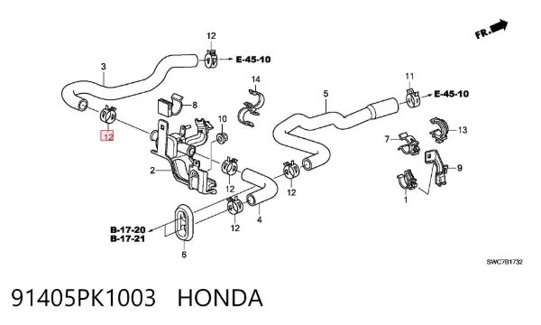  91405PK1003 Honda