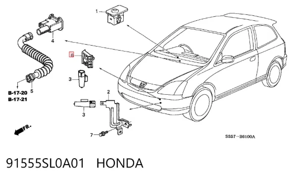  91555SL0A01 Honda