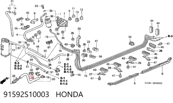  91592S10003 Honda