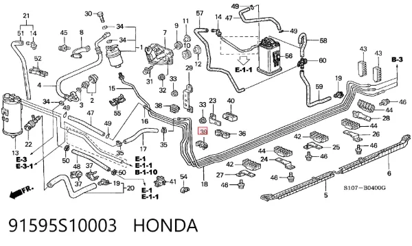  91595S10003 Honda