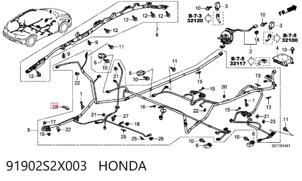 91902S2X003 Honda