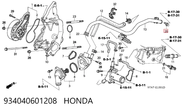  934040601208 Honda